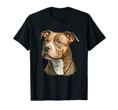 Pitbull Mama Hunde T-Shirt von Pit Bull Mama & Papa
