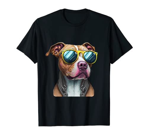 Pitbull Mama Hunde T-Shirt von Pit Bull Mama & Papa