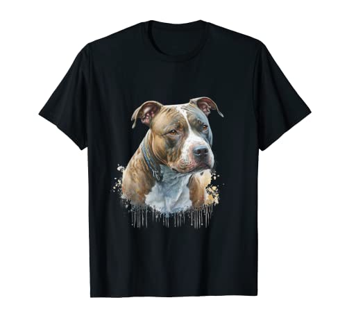 Pitbull Mama Hunde T-Shirt von Pit Bull Mama & Papa