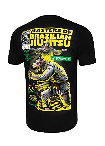 Pit Bull West Coast - T-shirt MASTER OF BJJ Black - Black - M von Pit Bull West Coast