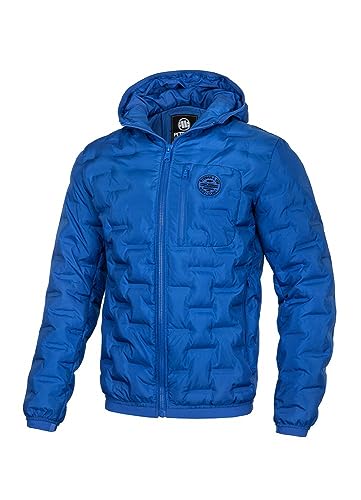 PITBULL - Winterjacke Herren mit Kapuze Firestone, Jacke Herren mit Reißverschluss, Bequeme Seitliche Taschen, Steppjacke, Herren Jacken Perfekt für Winter von PITBULL