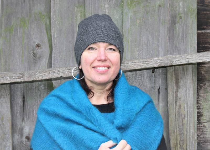 Indigo Schal, Blauer Warmer Merinowolle, Kaschmir Indigo, Für Sie, Langer Handgewebte Schal Blau, Wollschal, Weihnachtsgeschenk von PitStop4you