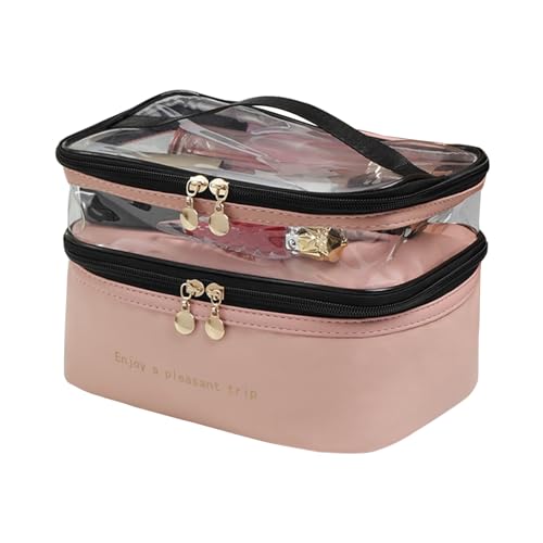 Effektiver Reisefreundlicher Make-up-Halter mit zwei Ebenen, einfacher Make-up-Halter für einfachen Zugriff und Organizer von Pitadue
