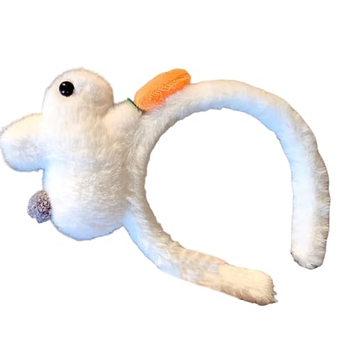 Einzigartiges Haar-Accessoire mit Cartoon-Charakter, weich und bequem, Kaninchen-Stirnband, verstellbare Kopfbedeckung für jugendliche Mode von Pitadue