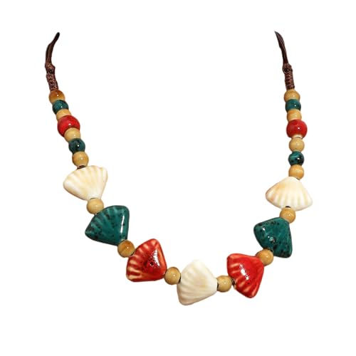 Elegante Halskette mit Perlen, verstellbare Kette, stilvoller Halsschmuck, geeignet für Frauen und Mädchen von Pitadue