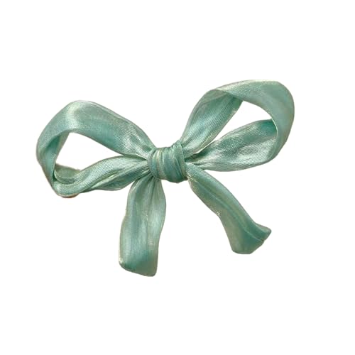 Elegante Organza-Schleifen-Haarspange für Damen, bequemer, rutschfester Haarschmuck für Party, Hochzeit, Alltag, elegantes Stoff-Haar-Accessoire von Pitadue