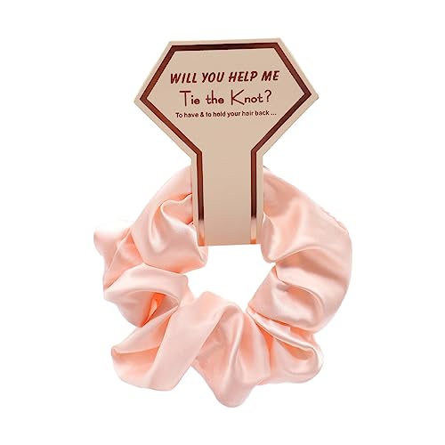 Haargummi für Brautjungfern, Junggesellinnenabschied, Satin, Haargummis, Brautparty, Party, Gastgeschenk, Kopfschmuck, Hochzeit von Pitadue