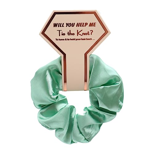Haargummi für Brautjungfern, Junggesellinnenabschied, Satin, Haargummis, Brautparty, Party, Gastgeschenk, Kopfschmuck, Hochzeit von Pitadue