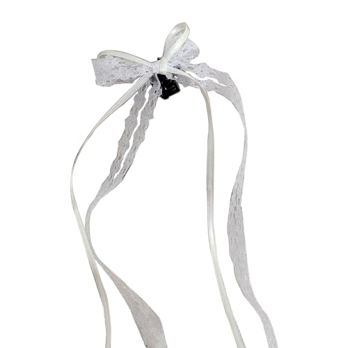 Haarklammer für Damen, Haarklammer, Haarklammer, Spitzenband, Schleife, Haarspangen, Damen-Haardekorationen von Pitadue