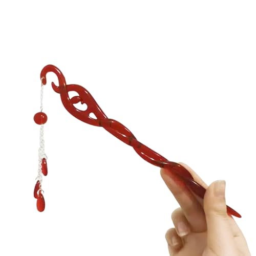Haarnadel mit antikem Fransen, chinesisches Kostüm, baumelnde Buyao-Haarnadel, Acryl, Essstäbchen, Haarnadel für Frauen, Haarstyling-Werkzeug Haarnadel mit antikem Fransen, chinesisches Kostüm, baumelnde Buyao-Haarnadel, Acryl, Essstäbchen, Haarnadel für Frauen, Haarstyling-Werkzeug von Pitadue
