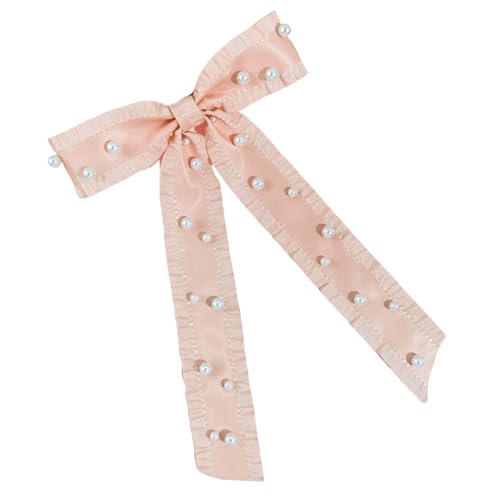 Haarspange mit Quasten, Schleife, mit langem Schwanz, übergroße Schleifen, schöne Haarspangen, Haar-Accessoires für Damen und Mädchen von Pitadue