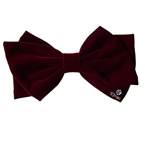 Haarspangen in Schleifenform, adretter Kopfschmuck, Haarspangen, Stero-Fliege, Perlendekor, Haarspangen für Damen von Pitadue