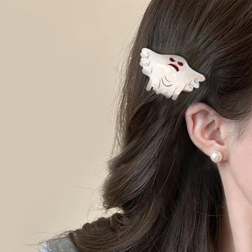 Halloween-Haarklammer für Damen, Pferdeschwanz-Halter, Kieferclip, Punk-Haarklammer, Urlaub, Festival, Requisiten, Haarspangen von Pitadue