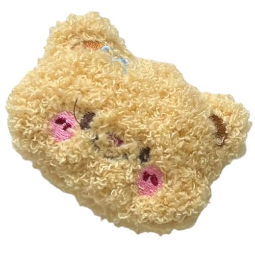 Handgefertigte Haarspangen, pelziger Bär, schöne Haarspangen, Haarnadel für kreatives Haarstyling-Zubehör von Pitadue