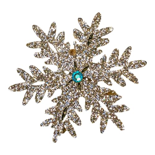 InsStyle Haarspange für kleine Mädchen, Kristall, Schneeflocke, Prinzessin, Seitenclip, Haarspangen, Kinder-Haarzopf-Zubehör von Pitadue