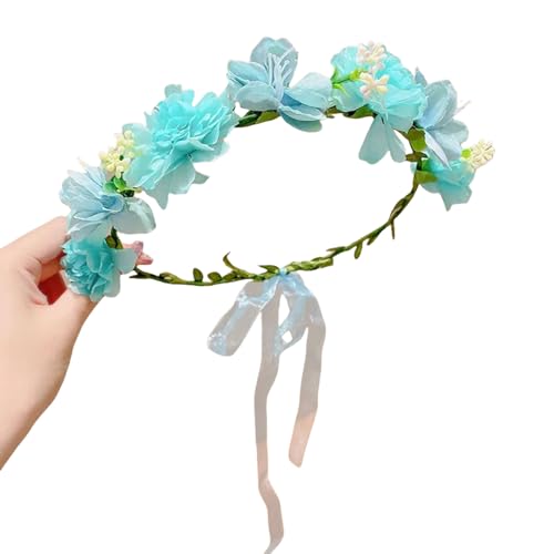 Kinder-Blumen-Haarband, zarte Tüll-Kronen, Kopfschmuck, Haarkranz, Haarschmuck für Brautjungfern, Veranstaltungen und Feiern, Kinder-Braut-Haarschmuck Kinder-Blumen-Haarband, zarte Tüll-Kronen, Kopfschmuck, Haarkranz, Haarschmuck für Brautjungfern, Veranstaltungen und Feiern, Kinder-Braut-Haarschmuck von Pitadue
