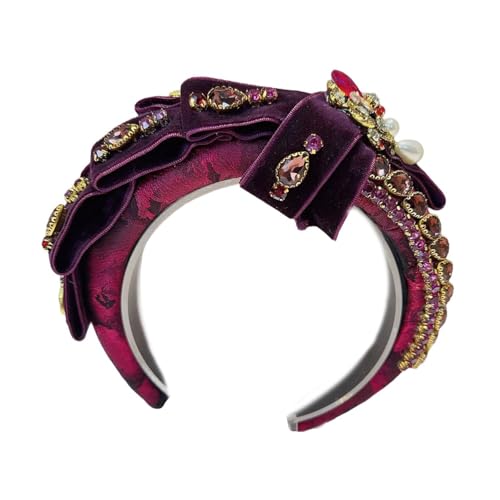 Modischer Kopfschmuck mit Schmucksteinen, festlicher Haarschmuck, vielseitig, bunte Strasssteine, für Kinder und Erwachsene, Foto-Requisiten von Pitadue