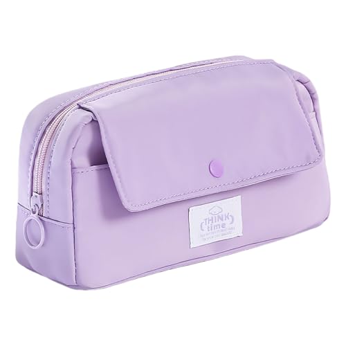 Pitadue Mehrzweck-Federmäppchen mit großem Fassungsvermögen für Schüler und Künstler, stabiler gewebter Stoff mit eleganten Designs von Pitadue