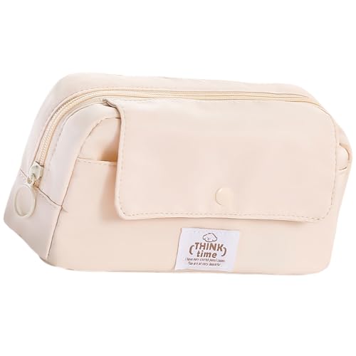 Pitadue Mehrzweck-Federmäppchen mit großem Fassungsvermögen für Schüler und Künstler, stabiler gewebter Stoff mit eleganten Designs von Pitadue