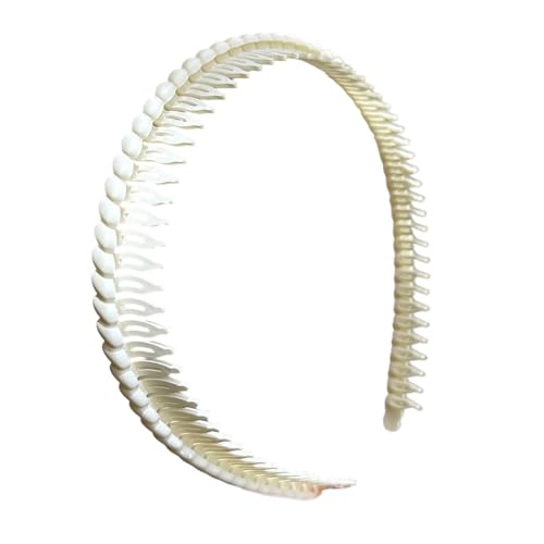 Rutschfeste Damen-Stirnbänder mit Zahnkamm für vielseitiges Styling, einfarbiger Haarreif von Pitadue