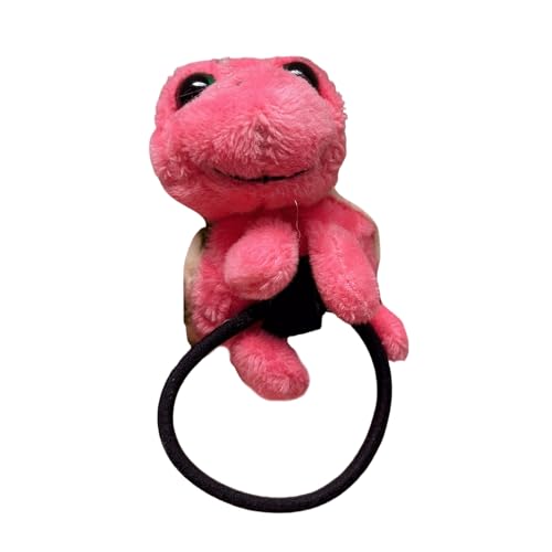 Schöne Plüsch-Schildkröten-Brosche für Kinder, Haarstyling-Haargummi, Cartoon-Haarreifen, starker Halt, Haarstyling-Werkzeug von Pitadue