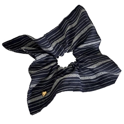 Stylisches, gestreiftes quadratisches Haarband, elastische Haargummis für Damen und Mädchen, weicher Stoff, modisches Haar-Accessoire, einzigartiges Stoff-Haar-Accessoire von Pitadue