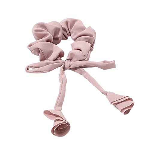 Weiche Stoff-Haargummis für Damen, modisch, Morning Glory für Kopf, Seil, Pferdeschwanz, elastische Haarbänder, Haarstyling, T von Pitadue
