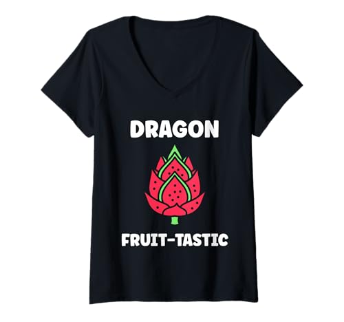Damen Pitaya Cute Funny Quote Dragon Fruit T-Shirt mit V-Ausschnitt Damen Pitaya Cute Funny Quote Dragon Fruit T-Shirt mit V-Ausschnitt von Pitaya Funny Cute Dragon Fruit Humor