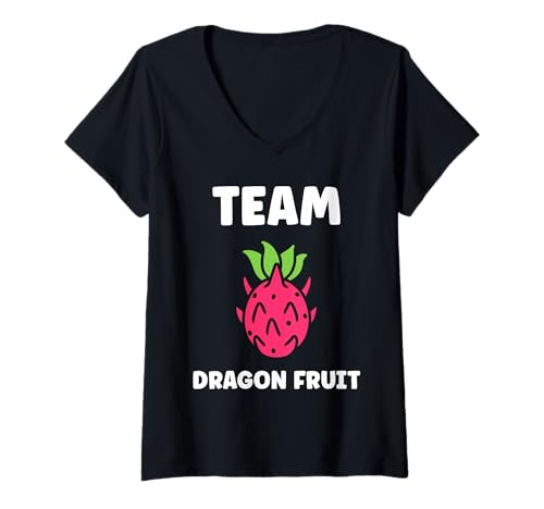 Damen Pitaya Funny Cute Minimalist Simple Team Dragon Fruit T-Shirt mit V-Ausschnitt Damen Pitaya Funny Cute Minimalist Simple Team Dragon Fruit T-Shirt mit V-Ausschnitt von Pitaya Funny Cute Dragon Fruit Humor