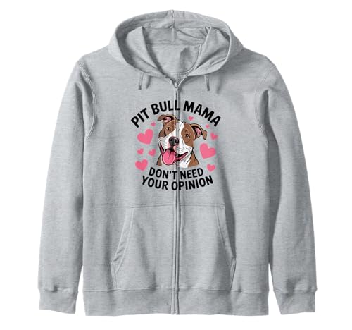 Pit Bull Mama Funny Pittie Dog Mom Sarkastic Pitbull Kapuzenjacke Pit Bull Mama Funny Pittie Dog Mom Sarkastic Pitbull Kapuzenjacke von Pitbull Pit Bull Pittie Rescue Dog Mom Awareness