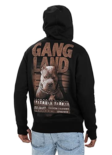 Pit Bull West Coast Kapuzenpullover Mugshot Schwarz M von Pitbull West Coast