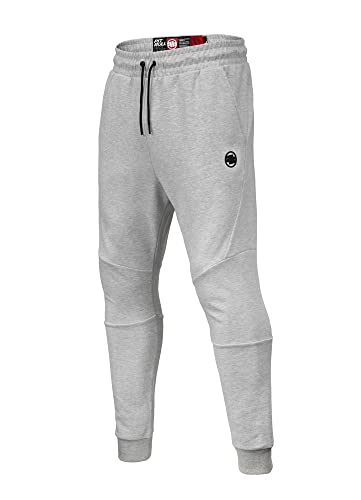 PITBULL Herren Jogginghose Dolphin Männer Trainingshose Sport Sweatpants Baumwolle Polyester Hosen Slim Fit Performance Pro+ 300 Interlock von PITBULL