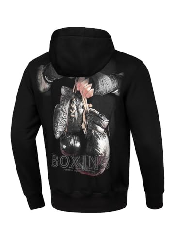 Herren Kapuzenpullover Hoody Hoodie Männer Kapuze Pit Bull West Coast Pitbul Bare Knuckle M von Pitbull