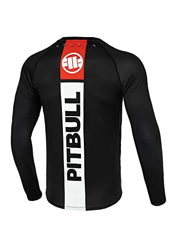 Herren Langärmeliges Rashguard Pit Bull West Coast Hilltop Sports L von Pitbull