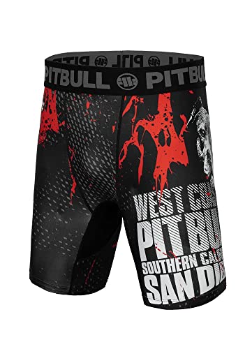 Herren Sportshorts Pit Bull West Coast Blood Dog II L von Pitbull