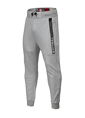 PITBULL - Jogginghose Herren Saturn, Trainingshose Herren, Sporthose Taillierter Schnitt, Sporthose Herren Lang, Freizeithose Herren, Sweathose - M von PITBULL