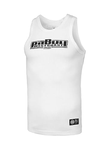 Herren Unterhemd Tank Top Pit Bull West Coast Rib Boxing Ärmelloses Shirt L von Pitbull