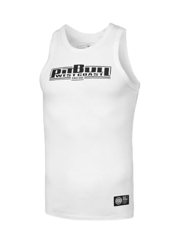 Herren Unterhemd Tank Top Pit Bull West Coast Rib Boxing Ärmelloses Shirt XL von PITBULL