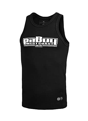 Herren Unterhemd Tank Top Pit Bull West Coast Rib Boxing Ärmelloses Shirt XXL von Pitbull