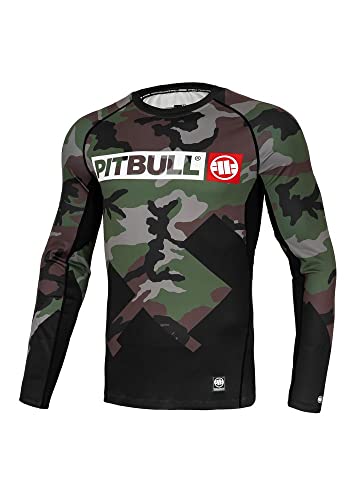 PITBULL Langarm Rashguard West Coast Cross Camo M von PITBULL