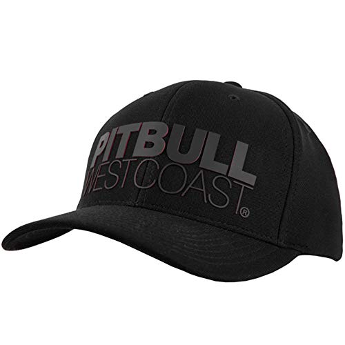 Pit Bull West Coast Snapback Cap, Seascape, schwarz-rot von PITBULL