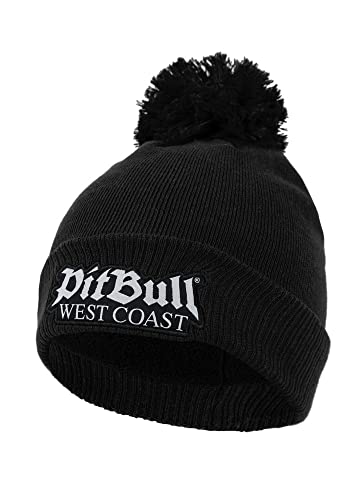 Pit Bull West Coast - Winter Beanie Bubble OLD LOGO Czarna - Black Pit Bull West Coast - Winter Beanie Bubble OLD LOGO Czarna - Black von PITBULL