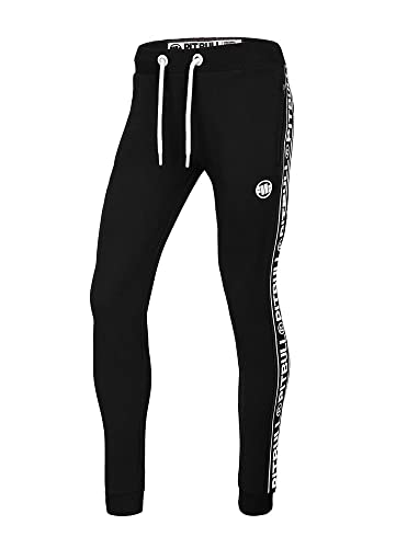 PITBULL Damen Jogginghose Frauen Trainingshose Bequeme Frauen Jogginghosen Jacquard-Streifen Pit Bull West Coast French Terry Judith Sweatpants Sporthose Fitnesshose Joggen Hosen XL von PITBULL