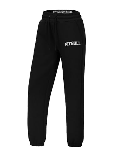 PITBULL Damen Oversize Jogginghose Trainingshose Bequemer Schnitt mit Breiten Beinen Tyrian Übergroße Sporthose Sweathose Joggen L von PITBULL