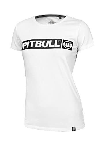 PITBULL Damen T-Shirt Pit Bull West Coast Hilltop Sommer Kurzarm Baumwolle Rundhals Damenbluse M von PITBULL