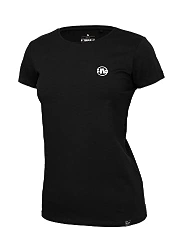 PITBULL Damen T-Shirt Pit Bull West Coast Schlanke Passform Small Logo Kurzarm Basic T-Shirts M Schwarz PITBULL Damen T-Shirt Pit Bull West Coast Schlanke Passform Small Logo Kurzarm Basic T-Shirts M Schwarz von PITBULL