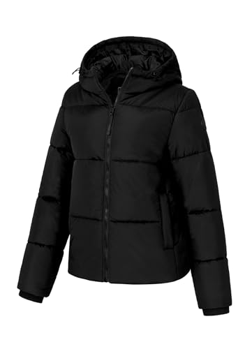 Pitbull - Winterjacke Damen mit Kapuze Vista, Jacke Damen mit Reißverschluss, Bequeme Seitliche Taschen, Damen Jacken Perfekt für Winter S von PITBULL