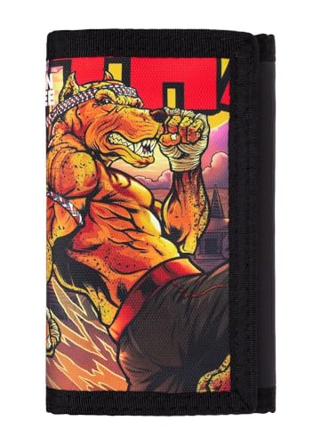 PITBULL Geldbörse aus Gurtband Herren Brieftasche Geldbeutel Pit Bull West Coast Oriole Masters of Muay Thai von PITBULL