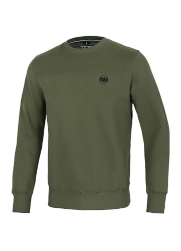 Pitbull - Herren Pullover Small Logo, Crewneck Sweatshirt, Komfortabel Baumwoll-Sweatshirt, Blouson - M von PITBULL