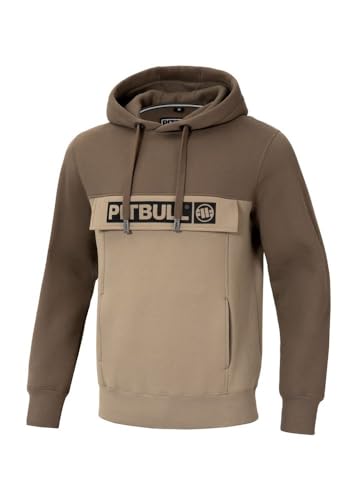 Pitbull Herren Kapuzenpullover Männer Sweatshirt mit Kapuze Sportlich Hoodie Pullover Two-Color Hilltop Hoody XXL von PITBULL